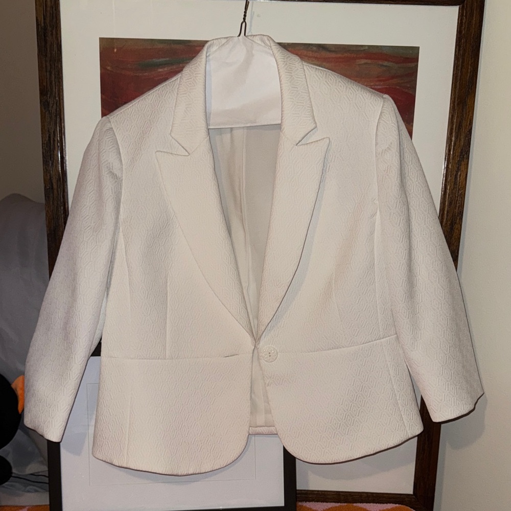 Kasper Cream Blazer
